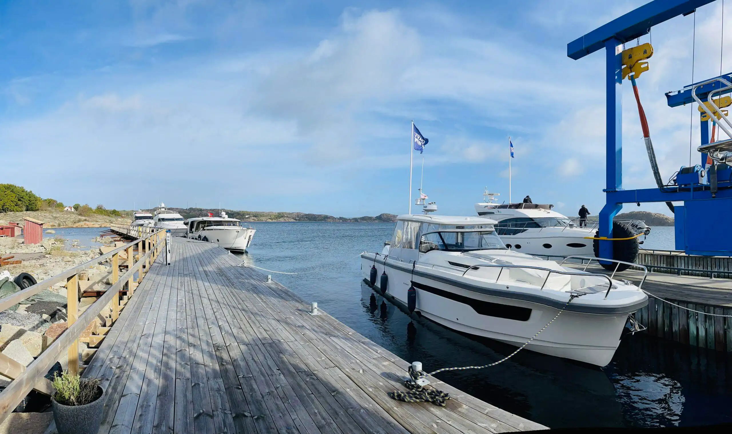 Vår brygga Powerboat Marine Bohus-Malmön